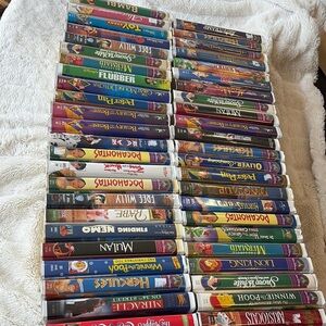 Original VHS Movie Collection (mainly Disney) - large collection of 47 VHS